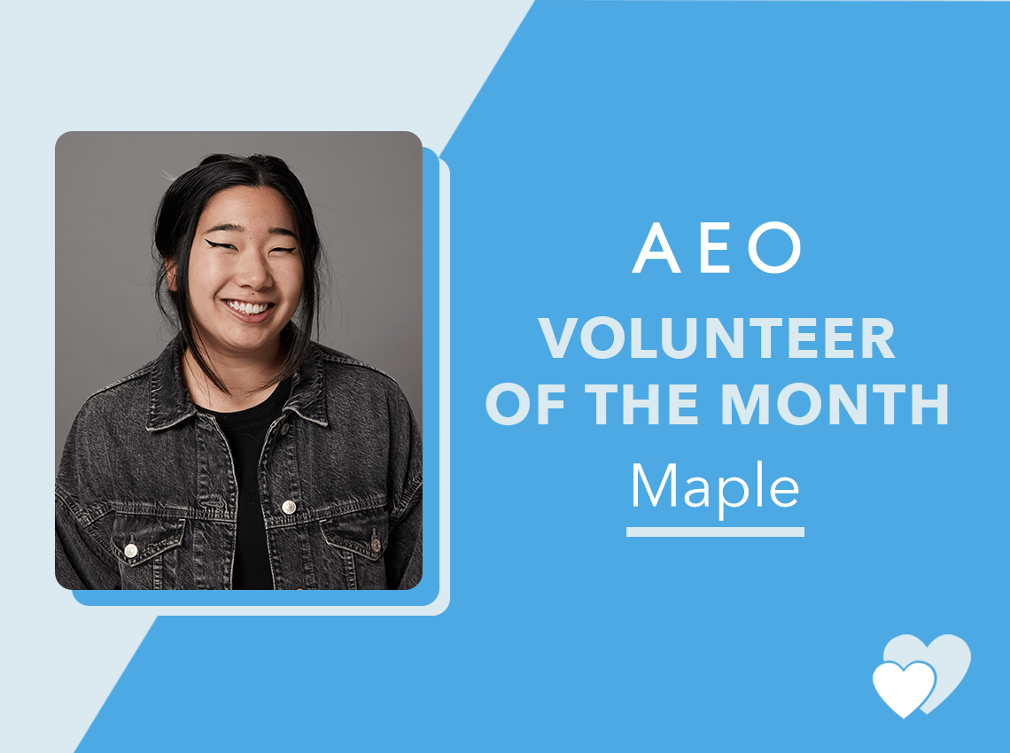 AEO Building a Better World Volunteer of the Month: Maple, Manager ...